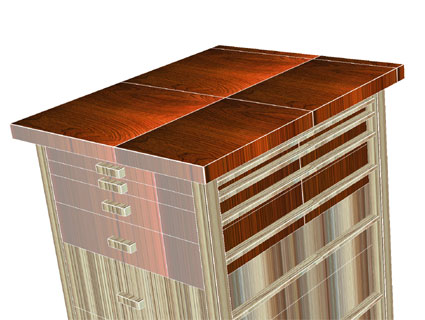 The image can be texture mapped using VarView